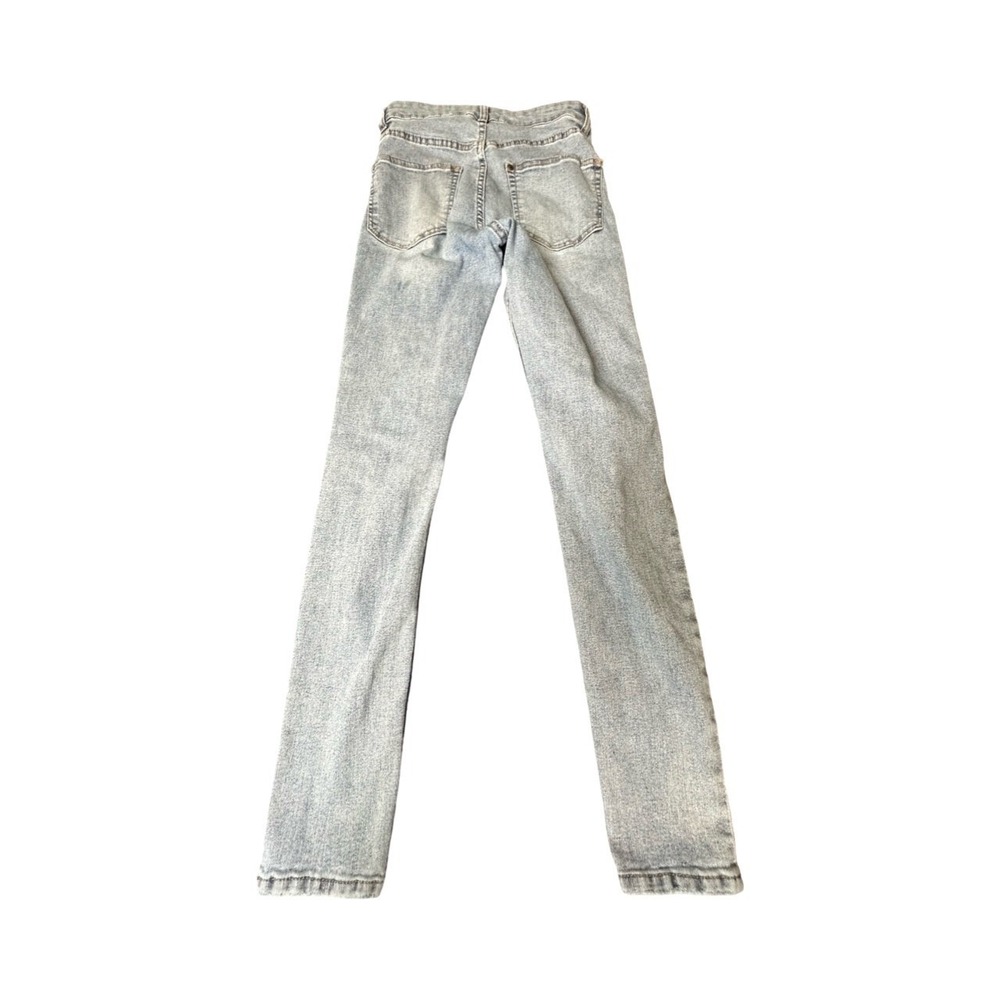 H&M Jeans Womens 5 Blue &Denim Skinny Ultra High Waist Ankle Light Wash Stretch